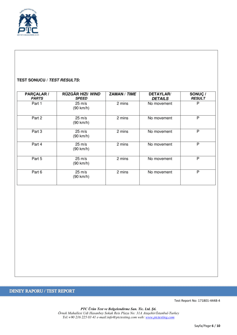 Unisolar Wind Load Test-06